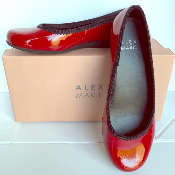 Alex Marie Shoes - Alex Marie Red Patent Leather Shoe